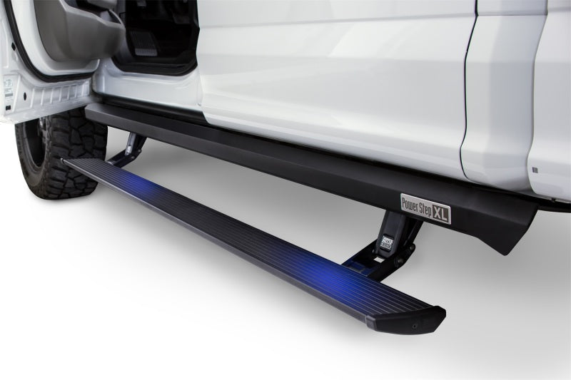 AMP Research 2021 Ford F-150 SuperCrew & 22-23 F-150 Lightning CC PowerStep XL - Black