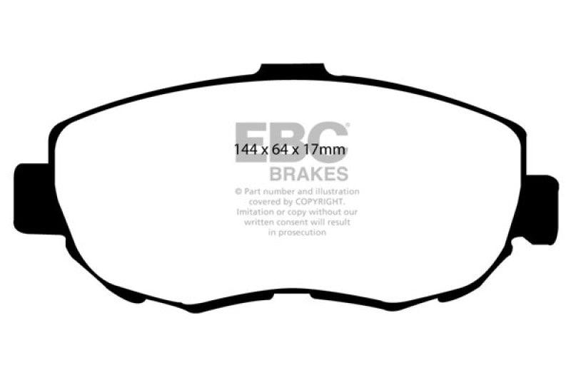 EBC 93-97 Lexus GS300 3.0 Redstuff Front Brake Pads - Corvette Realm