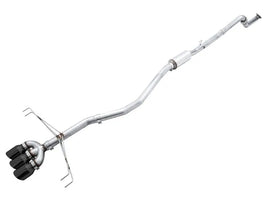 AWE Tuning 2017+ Honda Civic Type R Track Edition Exhaust w/Front Pipe & Triple Diamond Black Tips - Corvette Realm