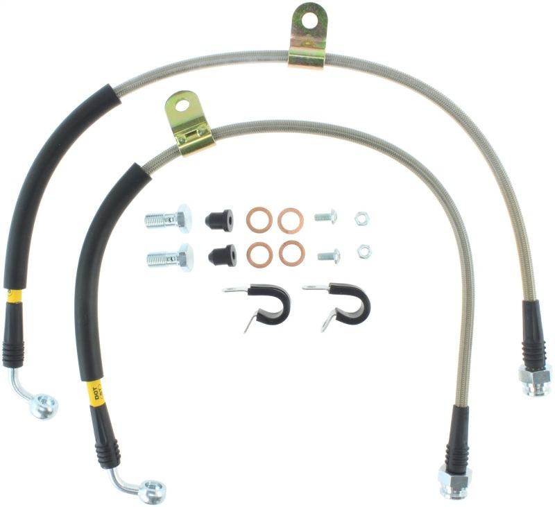 StopTech 97-05 Ford F-150 Stainless Steel Front Brake Lines - Corvette Realm