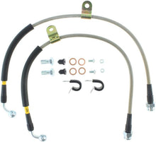 Load image into Gallery viewer, StopTech 97-05 Ford F-150 Stainless Steel Front Brake Lines - Corvette Realm