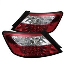 Load image into Gallery viewer, Spyder Honda Civic 06-08 2Dr LED Tail Lights Red Clear ALT-YD-HC06-2D-LED-RC - Corvette Realm