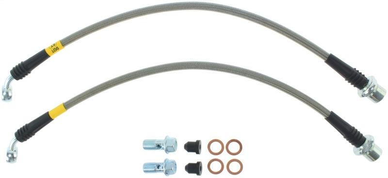 StopTech 06-08 Lexus IS350 / 06 GS300/GS430 Stainless Steel Front Brake Lines - Corvette Realm