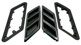 Roush 2015-2023 Roush Mustang Fender Vent Heat Extractors - Gloss Black
