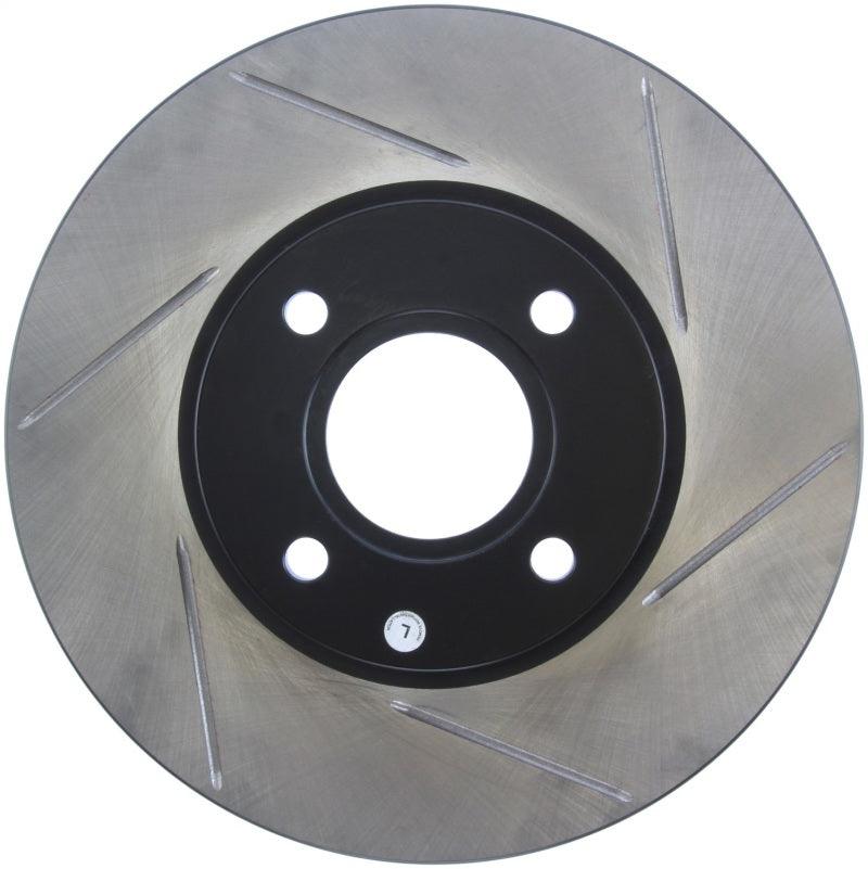 StopTech 2014 Ford Fiesta Left Front Disc Slotted Brake Rotor - Corvette Realm