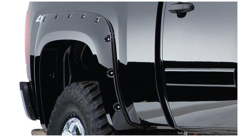 Bushwacker 99-06 Chevy Silverado 1500 Fleetside Pocket Style Flares 2pc 78.0/96.0in Bed - Black - Corvette Realm