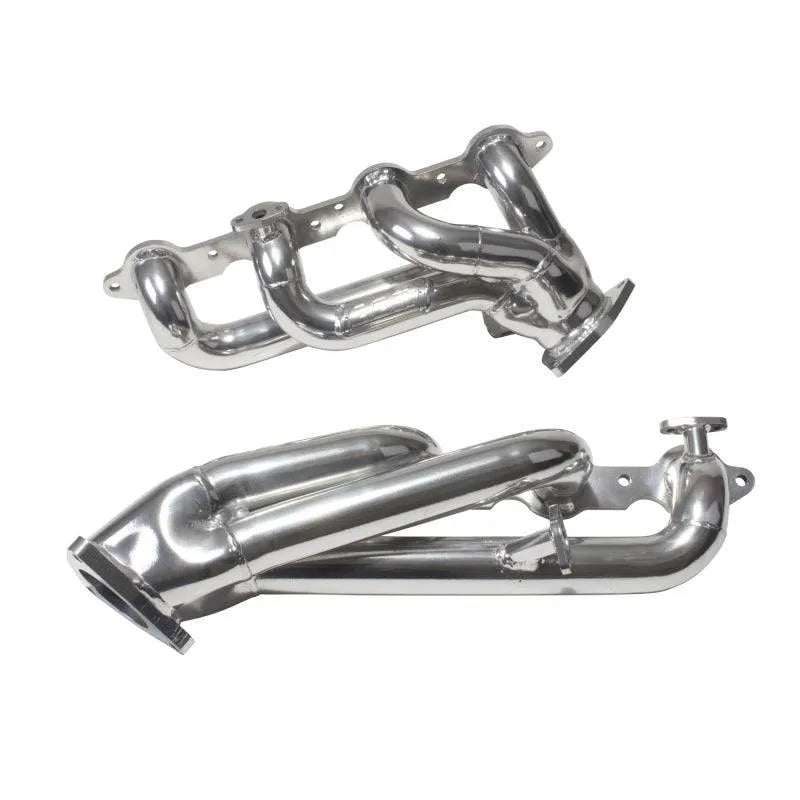 BBK 99-04 GM Truck SUV 4.8 5.3 Shorty Tuned Length Exhaust Headers - 1-3/4 Silver Ceramic - Corvette Realm