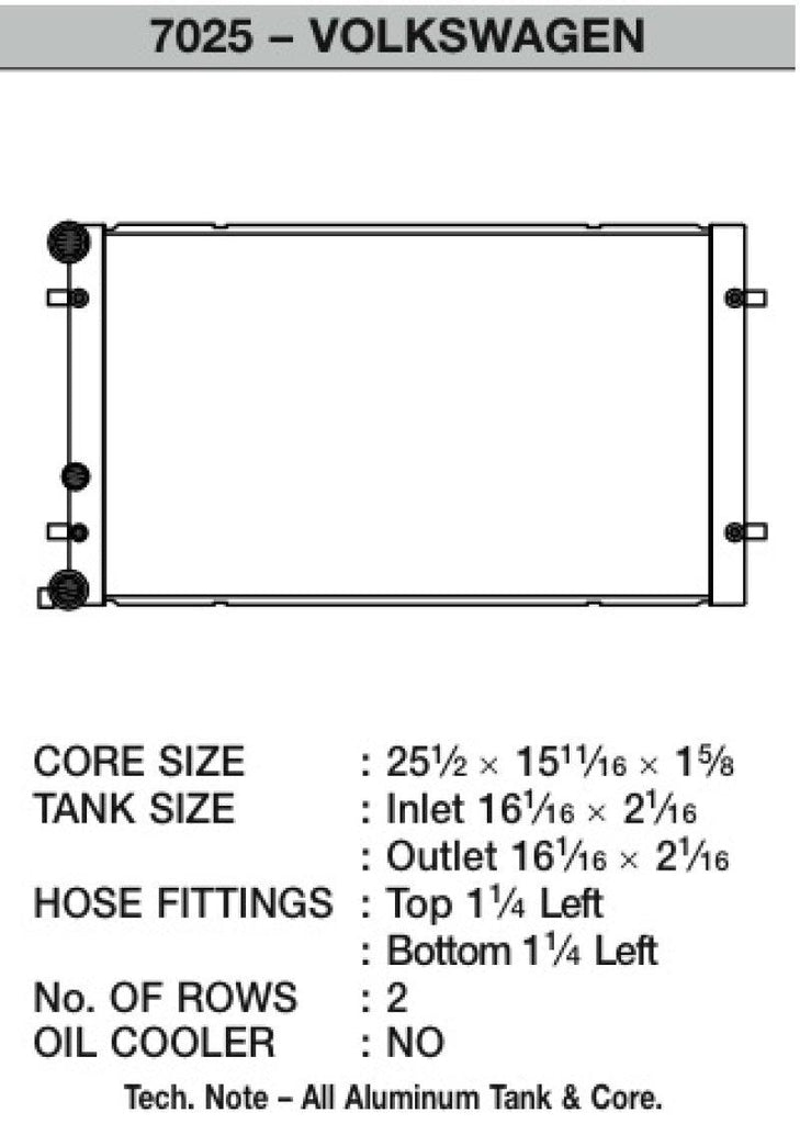 CSF 99-06 Volkswagen Golf/GTI / 99-06 Volkswagen Jetta/GLI Radiator - Corvette Realm