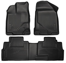 Load image into Gallery viewer, Husky Liners 07-13 Ford Edge / 07-13 Lincoln MKX Weatherbeater Black Front &amp; 2nd Seat Floor Liners - Corvette Realm