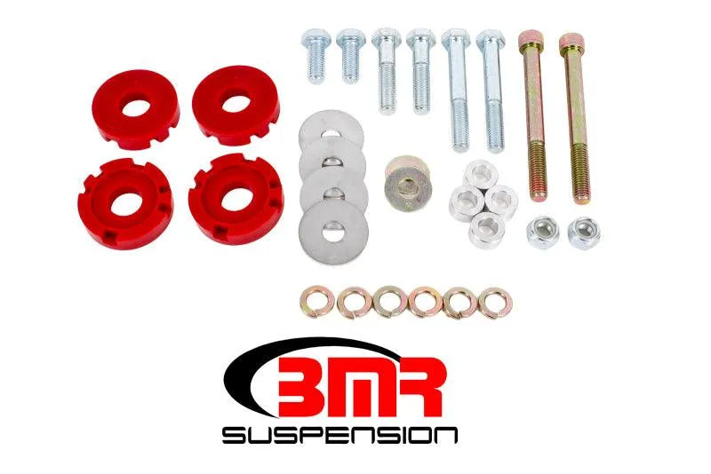 BMR 15-17 S550 Mustang Differential Lockout Bushing Kit (Polyurethane) - Red - Corvette Realm