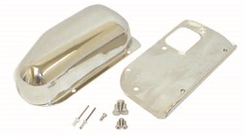 Rugged Ridge 76-86 Jeep CJ Stainless Steel Wiper Motor Cover Kit - Corvette Realm