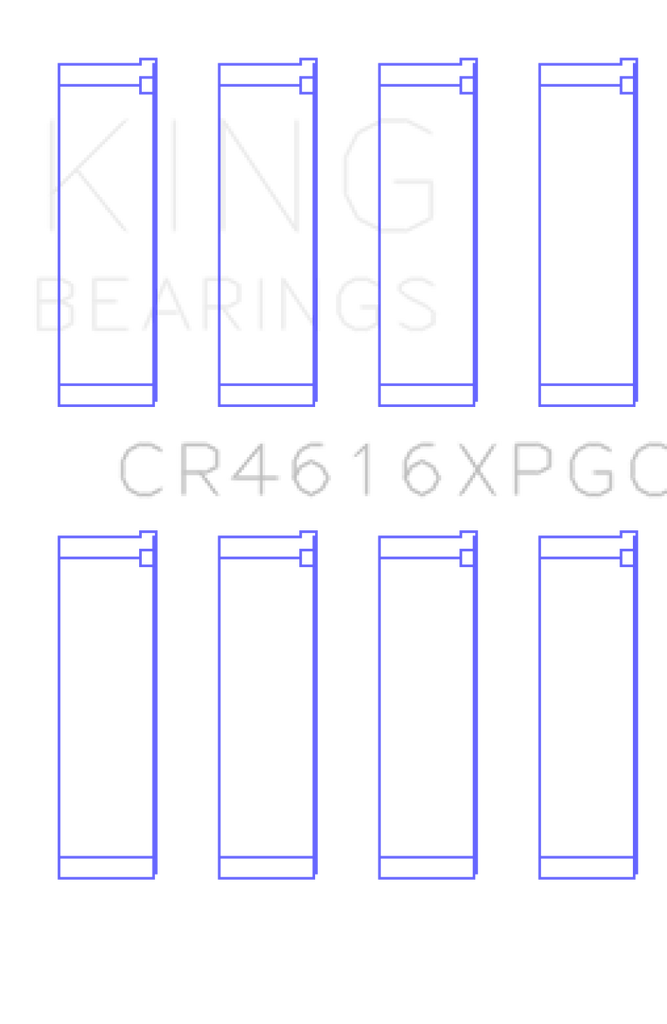 King Subaru FA20 pMaxKote Performance Rod Bearing Set - Size STD