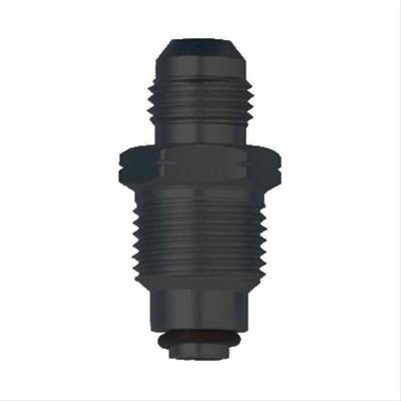 Fragola -6AN x 16mm x 1.5 Male Adapter-F.I. - Black - Corvette Realm