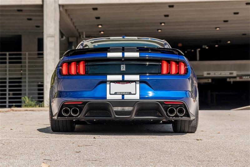 Corsa 2015-2020 Ford Mustang GT350/R 5.2L V8 Dual Rear Cat-Back- Stainless Dual Rear Exit - Corvette Realm