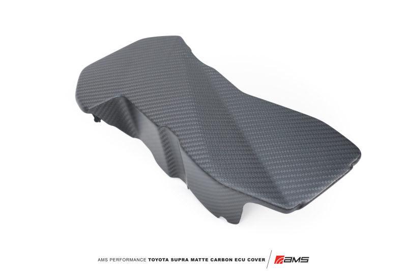 AMS Performance 2020+ Toyota GR Supra Carbon Fiber ECU Cover - Matte Carbon - Corvette Realm