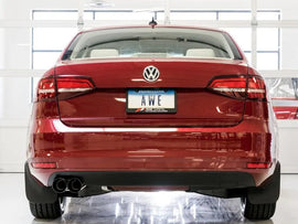 AWE Tuning 09-14 Volkswagen Jetta Mk6 1.4T Track Edition Exhaust - Diamond Black Tips - Corvette Realm
