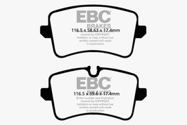 EBC 11 Audi A6 2.0 Turbo Redstuff Rear Brake Pads - Corvette Realm
