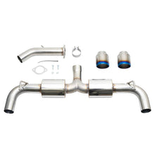 Load image into Gallery viewer, Injen 19-22 Hyundai Veloster N L4 2.0L Turbo Performance SS Axle Back Exhaust System - Burnt Ti Tips - Corvette Realm