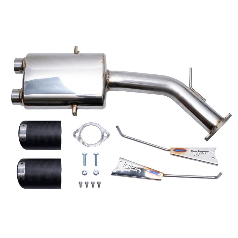 Injen 19-21 Hyundai Veloster L4 1.6L Turbo Performance Stainless Steel Axle Back Exhaust System - Corvette Realm