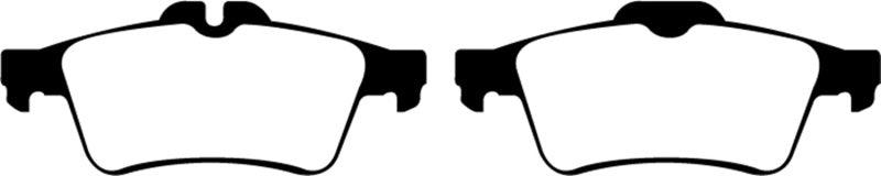 EBC 08-10 Chevrolet Cobalt 2.0 Turbo (SS) Redstuff Rear Brake Pads - Corvette Realm