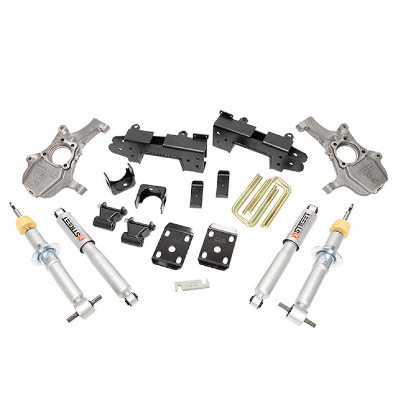 Belltech LOWERING Kit 2019 Chevy Silverado 1500/GMC Sierra 1500 4x4 4in Front/6in Rear - Corvette Realm