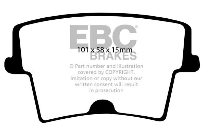 EBC 05-10 Chrysler 300C 5.7 Redstuff Rear Brake Pads - Corvette Realm
