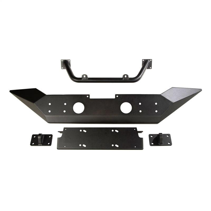 Rugged Ridge Spartan Front Bumper HCE W/Overrider 18-20 Jeep Wrangler JL/JT - Corvette Realm