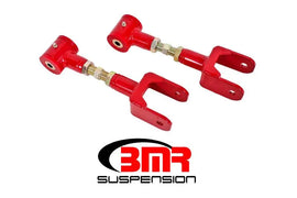 BMR 79-04 Fox Mustang Upper Control Arms On-Car Adj. (Polyurethane) - Red - Corvette Realm