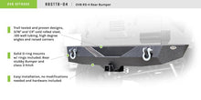 Load image into Gallery viewer, DV8 Offroad 07-18 Jeep Wrangler JK Steel Mid Length Rear Bumper - Corvette Realm