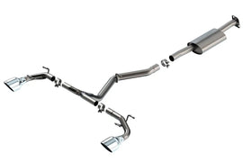 Borla 22-25 Subaru BRZ/Toyota GR86 2.4L RWD AT/MT S-Type Catback Exhaust - Polished Tips