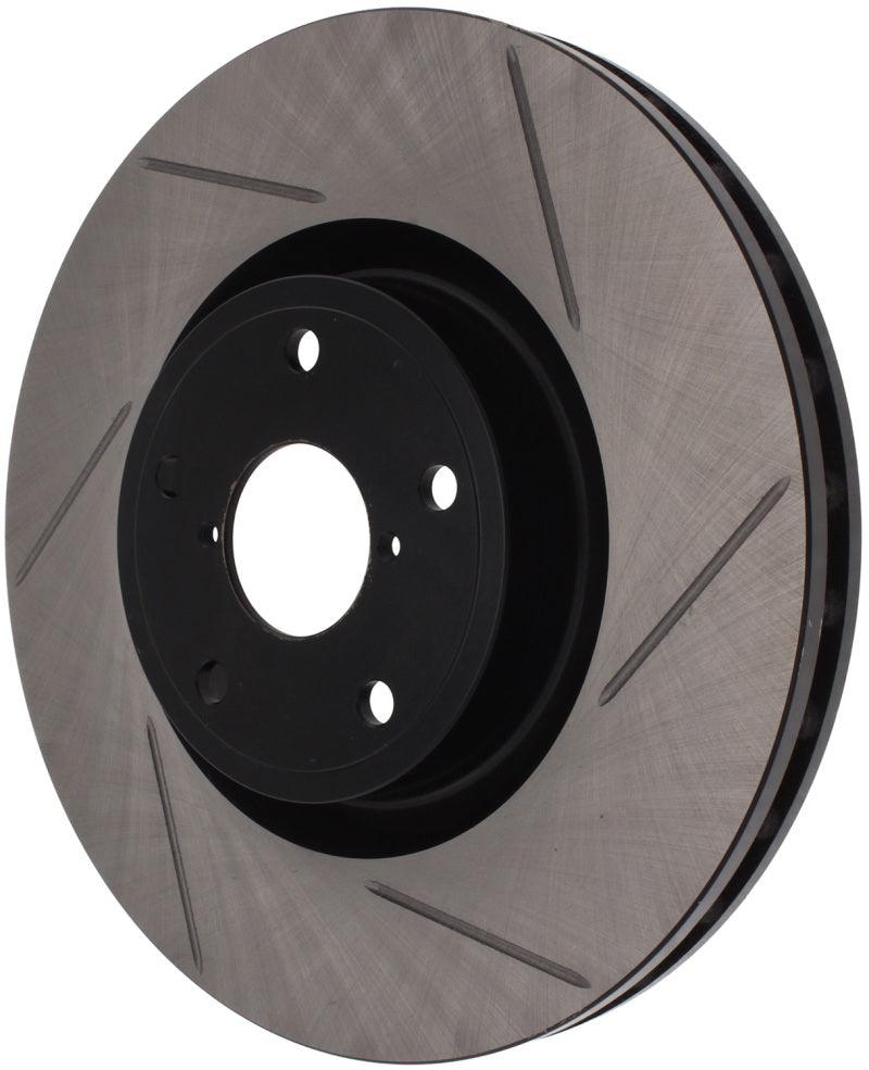 StopTech Power Slot 05-08 STi Front Left Slotted Rotor - Corvette Realm