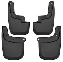 Husky Liners 15-22 Chevy Colorado w/o Flares (Excl. ZR2) Front and Rear Mud Guards - Black - Corvette Realm