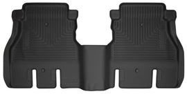 Husky Liners 19-24 Jeep Wrangler JLU WeatherBeater Second Row Black Floor Liners - Corvette Realm