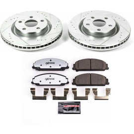 Power Stop 08-09 Pontiac G8 Front Z26 Street Warrior Brake Kit - Corvette Realm