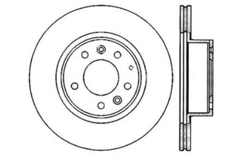 StopTech Slotted & Drilled Sport Brake Rotor - Corvette Realm