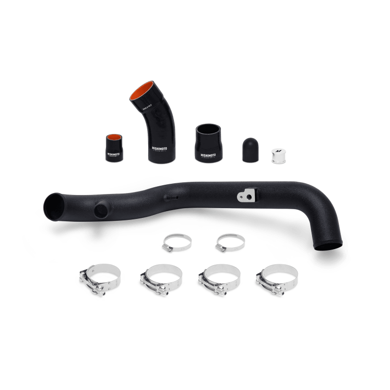 Mishimoto 2014+ Ford Fiesta ST Hot-Side Intercooler Pipe Kit - Wrinkle Black - Corvette Realm