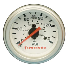 Load image into Gallery viewer, Firestone Replacement Single Pressure Gauge - White Face (For PN 2225 / 2229 / 2196) (WR17609181)