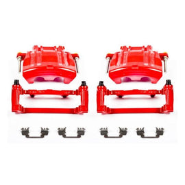 Power Stop 2012 Chrysler 300 Front Red Calipers w/Brackets - Pair - Corvette Realm