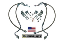 Load image into Gallery viewer, Superlift 05-07 Ford F-250/F-350 w/ 4-8in Lift Kit (Pair) Bullet Proof Brake Hoses - Corvette Realm