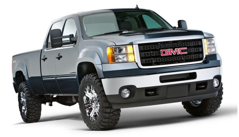 Bushwacker 07-13 GMC Sierra 1500 Fleetside Extend-A-Fender Style Flares 4pc 78.7/97.6in Bed - Black - Corvette Realm