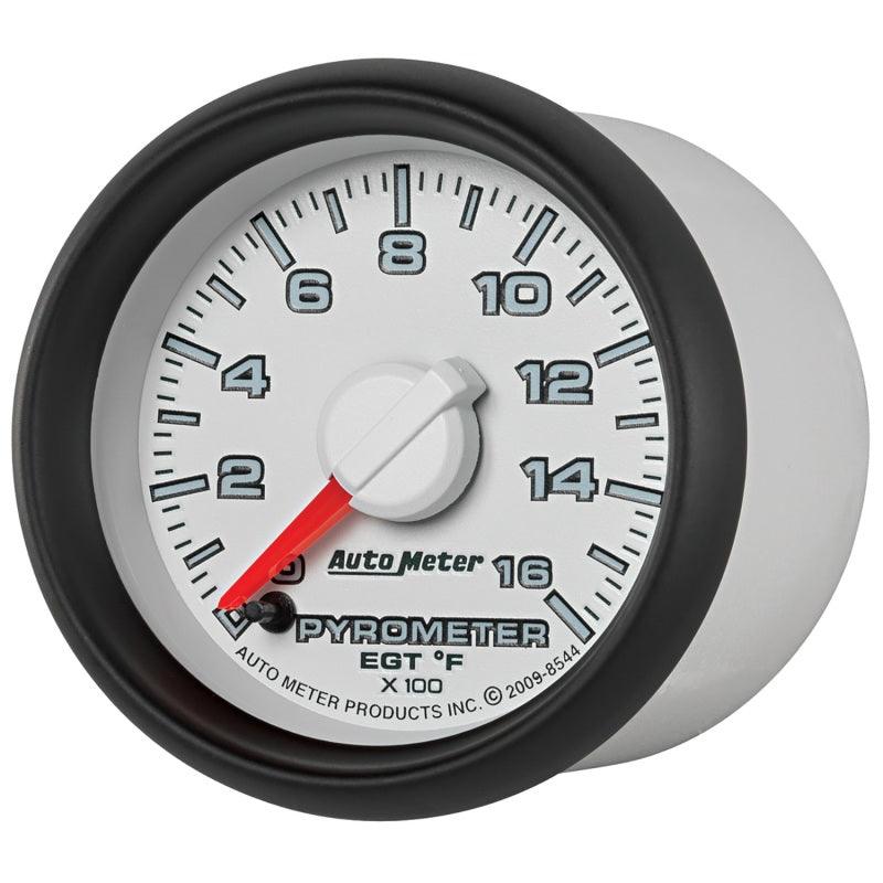 Autometer Factory Match 52.4mm Full Sweep Electronic 0-1600 Deg F EGT/Pyrometer Gauge - Corvette Realm