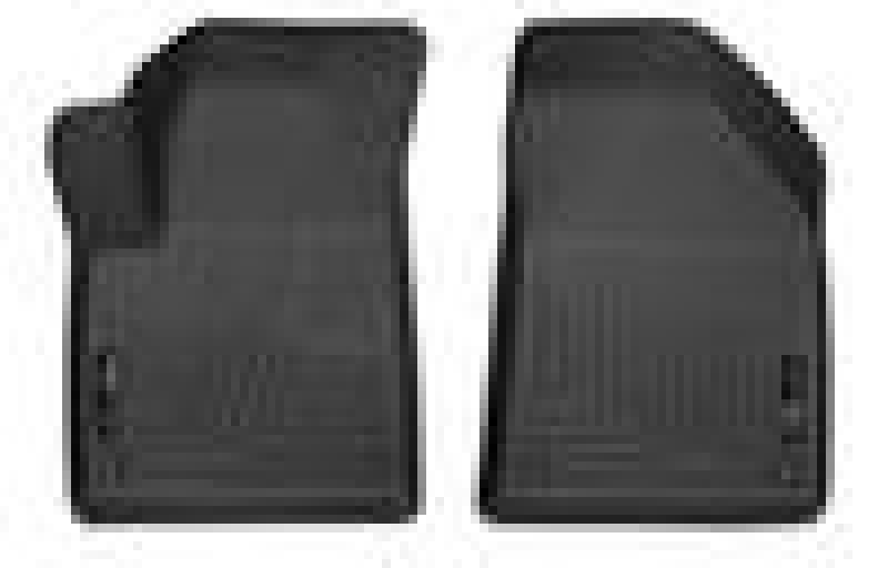 Husky Liners 15-22 Jeep Cherokee X-act Contour Series Front Floor Liners - Black - Corvette Realm