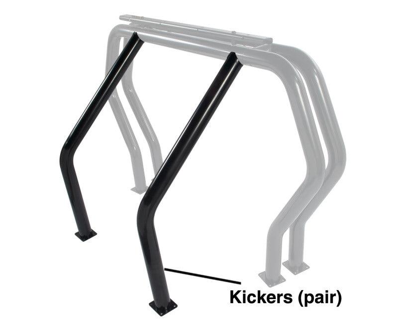 Go Rhino RHINO Bed Bar - Kickers - Black - Corvette Realm