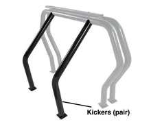 Load image into Gallery viewer, Go Rhino RHINO Bed Bar - Kickers - Black - Corvette Realm