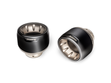 Load image into Gallery viewer, Akrapovic 2020+ Porsche Cayman GT4 (718) Slip-On Line (Option 2) w/Black Coated Titanium Tips