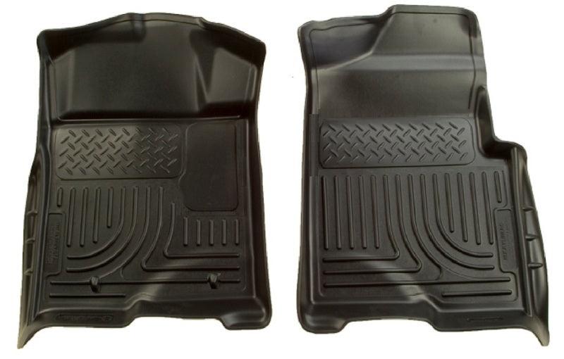 Husky Liners 09-12 Ford F-150 Regular/Super/Super Crew Cab WeatherBeater Black Floor Liners - Corvette Realm