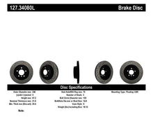 Load image into Gallery viewer, StopTech 06 BMW 330 / 07-09 BMW 335 Slotted &amp; Drilled Left Rear Rotor - Corvette Realm