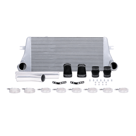Mishimoto 94-02 Dodge Ram 2500 5.9L Cummins Intercooler Kit w/ Pipes (Silver) - Corvette Realm