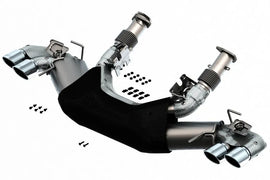 Borla 20-25 Chevrolet Corvette C8 6.2L S-Type Exhaust System Dual Round A/C Tips 4inx 4.75in