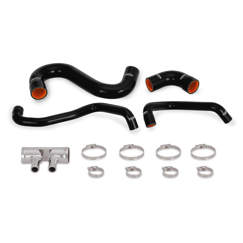 Mishimoto 2015+ Ford Mustang GT Silicone Lower Radiator Hose - Black - Corvette Realm